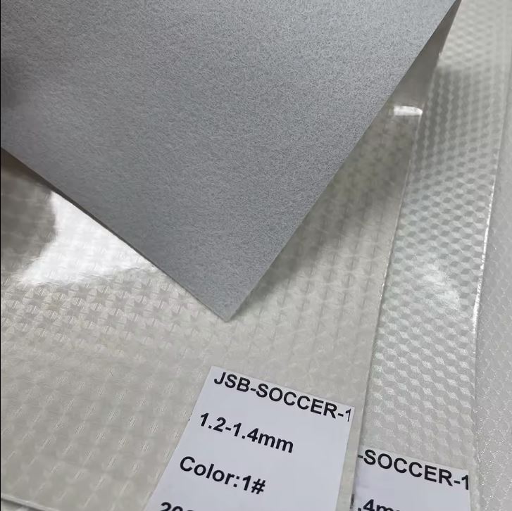 Mirror Pattern PU Synthetic Faux Leather For Soccer Ball Football Toy Ball