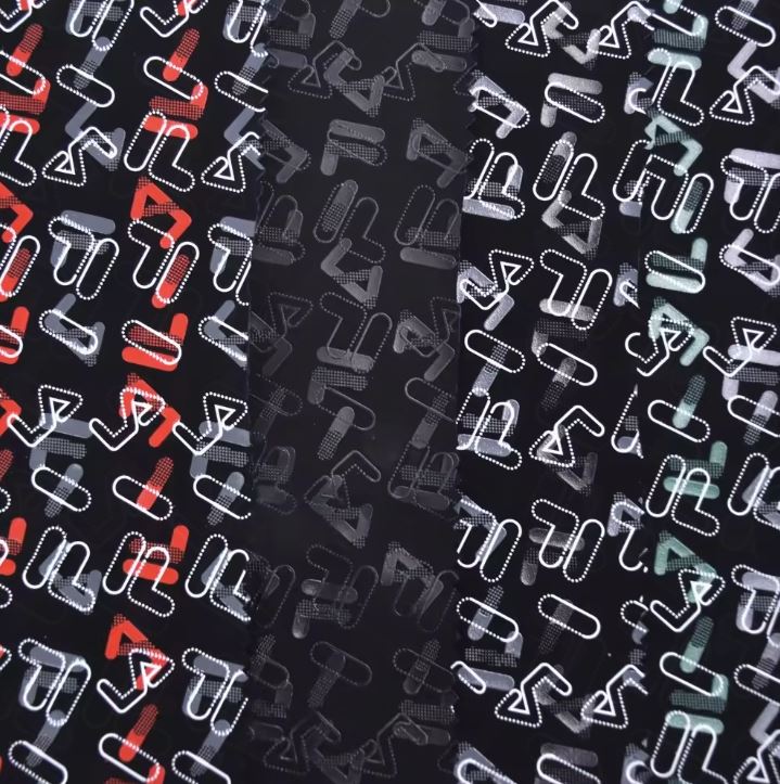 Wholesale Screen Printing Designer Faux Print PU Synthetic Leather Fabric